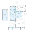 Captain's Quarters suite floor plan