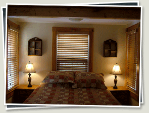 Interior view of room at Beach Cottage Inn